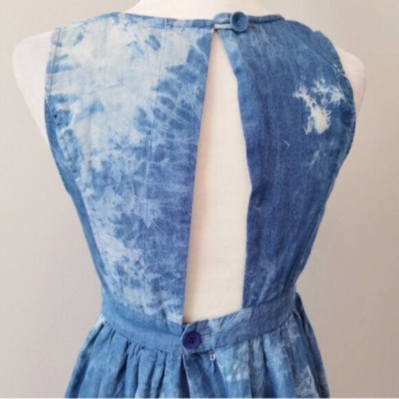 Sleeveless denim tie dye mini - Picture 4 of 5